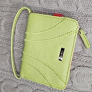 Ninewest Green Wristlet/Wallet